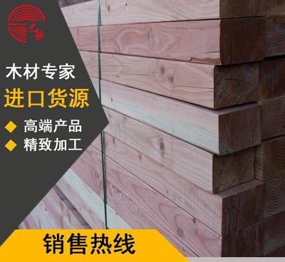 花旗松大口徑木材 仿古建立柱方柱 性能穩定不易開裂上色性好圖片_高清圖_細節圖